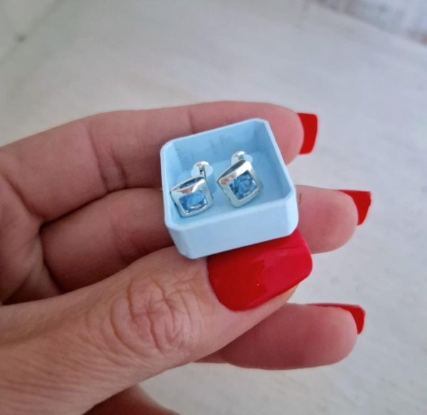 Abridores Cuadrados - Enchapados Plata 925