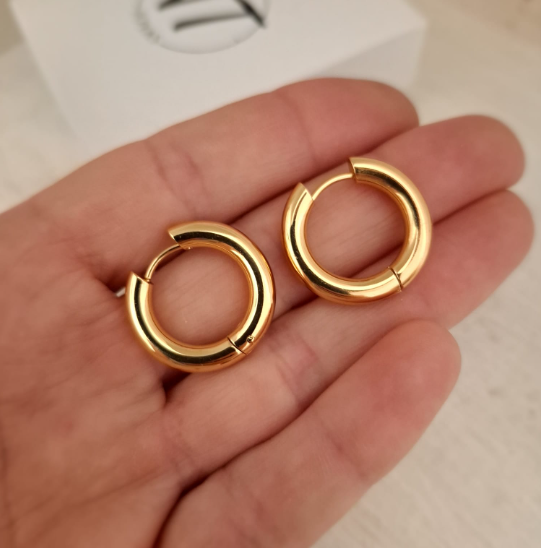 Argollas Goytu - Acero Dorado