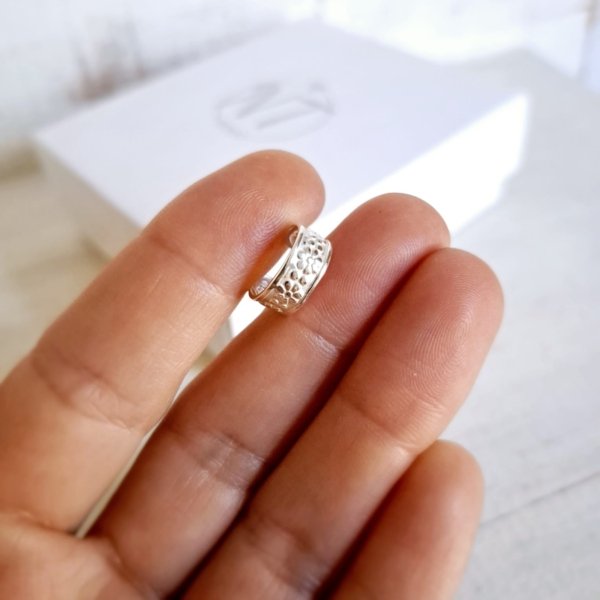 Cuff Flores Cuff Flores - Plata 925