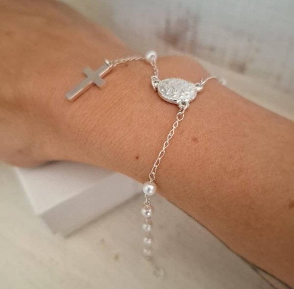 Denario Perlas - Acero Blanco