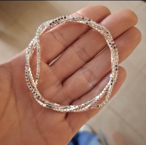 Pulsera Elastizada con Strass