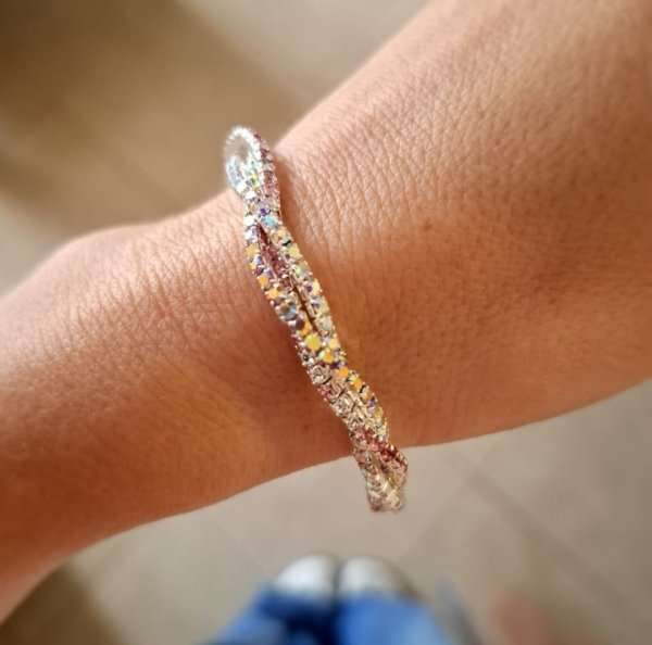 Pulsera Elastizada con Strass
