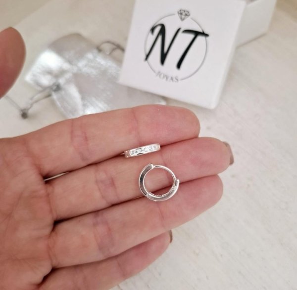 Aros Cubic - Plata 925