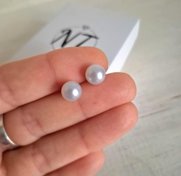 Aros Perla - Plata 925
