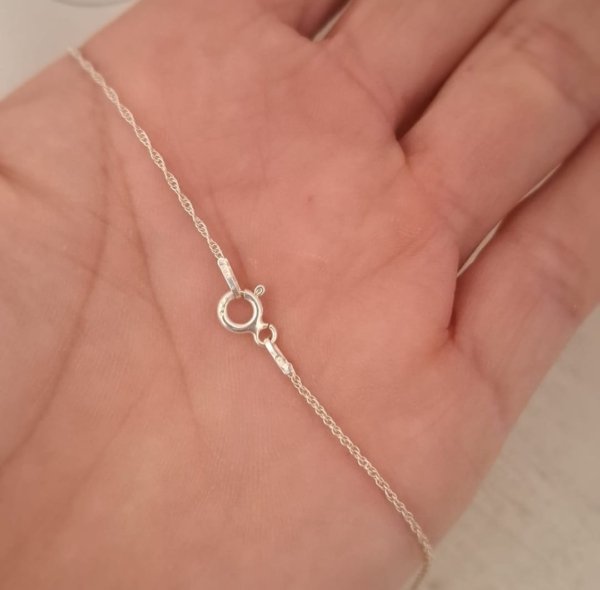 Cadena Tourbillon Fina - Plata 925