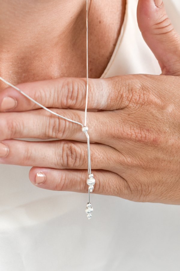 Corbatero Doble Regulable - Acero Blanco