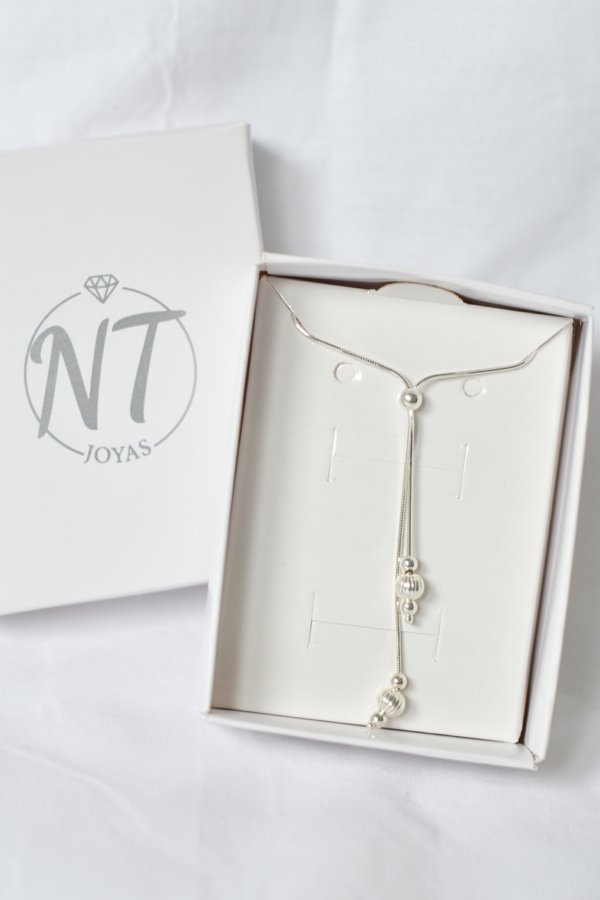 Corbatero Doble Regulable - Acero Blanco