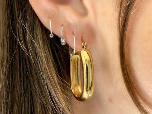 Aros Tuby  - Acero Dorado