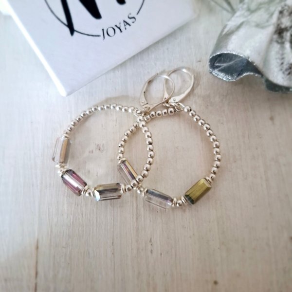 Argollas Majo en Plata 925 Aros Majo - Plata 925