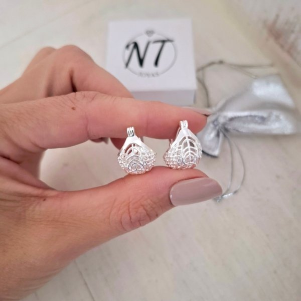 Aros Canasta Detalles - Plata 925