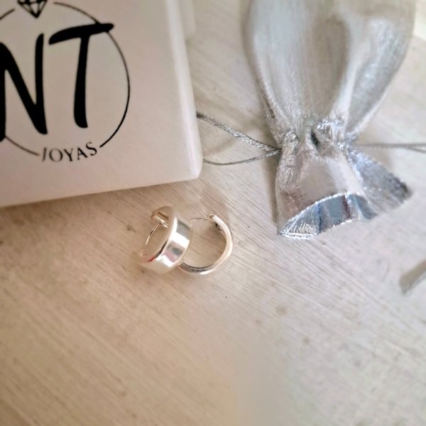 Aros Cubanos en Plata 925 Aros Cubanos - Plata 925