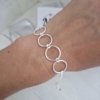 Pulsera Círculos Calados en Plata 925 Pulsera Círculos Calados - Plata 925