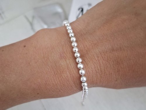 Pulsera Bolitas en plata 925 Pulsera Bolitas - Plata 925