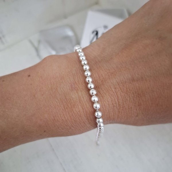 Pulsera Bolitas en plata 925 Pulsera Bolitas - Plata 925