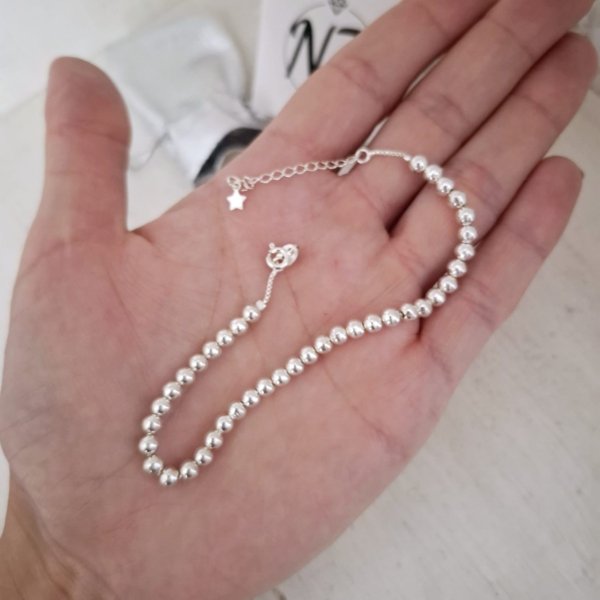 Pulsera Bolitas en plata 925 Pulsera Bolitas - Plata 925