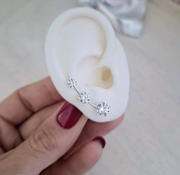 Aros Trepador Ulina - Plata 925