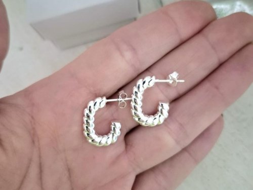 Aros Aly - Acero Blanco