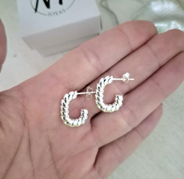 Aros Aly - Acero Blanco Aros Aly - Acero Blanco