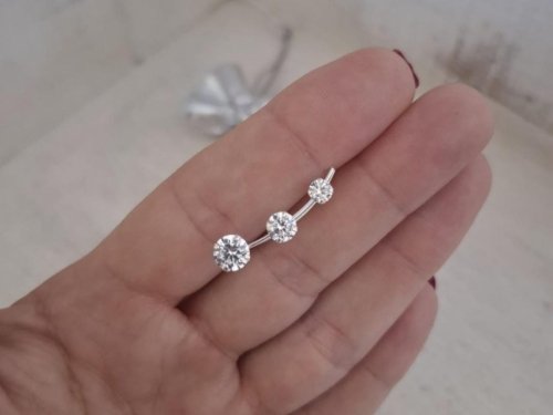 Aros Trepador Ulina - Plata 925