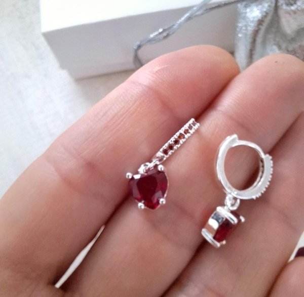 Aros Rubí - Acero Blanco Aros Rubí - Acero Blanco