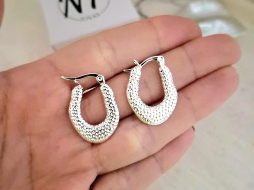 Argollas Claudi - Acero Blanco