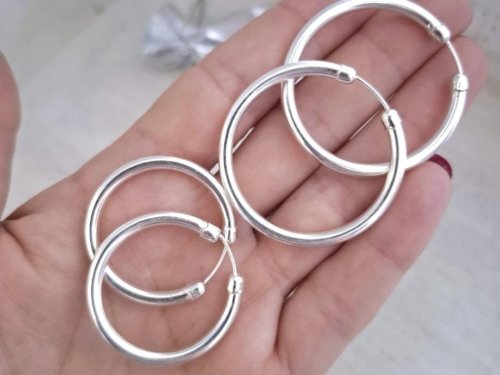 Argollas Calota - Plata 925