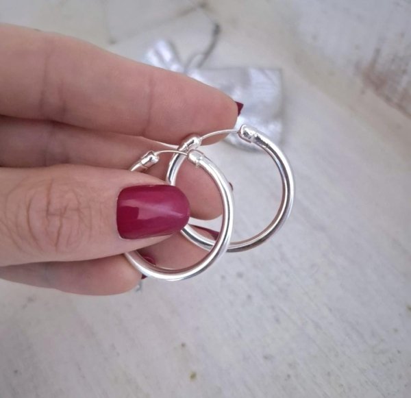 Argollas Calota - Plata 925 Argollas Calota - Plata 925