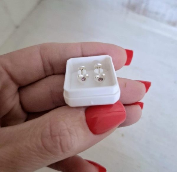 Abridores Corazones - Enchapados Plata925