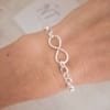 Pulsera Rolo Infinito. plata 925