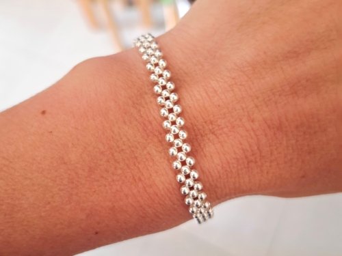 Pulsera Elastizada plata 925