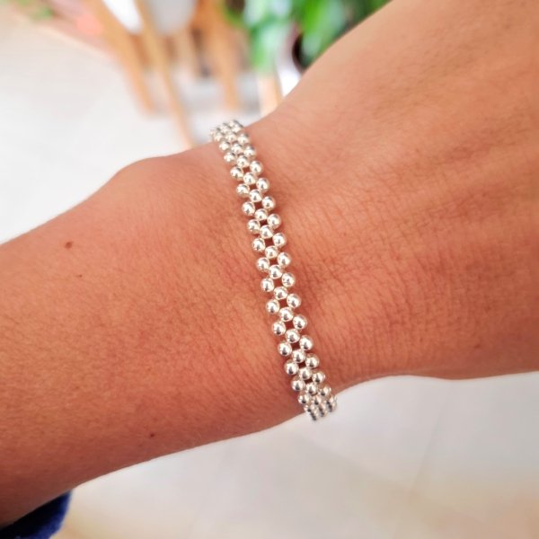 Pulsera Elastizada plata 925
