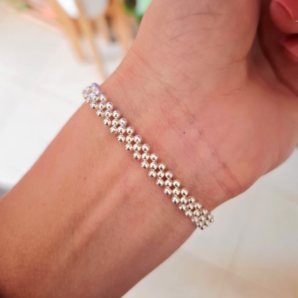 Pulsera Elastizada plata 925