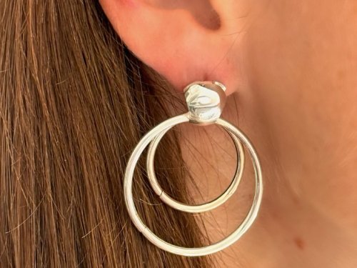 Aros Circulares- Acero Blanco